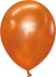 Шары однотонные, оранжевый, металлик B040-10 50 шт. (12"/30см)