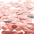 Конфетти, Круг, Фольга, розовое золото B01502-1 (15мм)