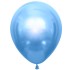 Шары однотонные, хром M015 голубой 50 шт. (12"/30см)
