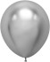 Шары однотонные, хром M039 серебро 25 шт. (18"/45см)