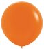 Шар однотонный B071-6 оранжевый в уп. (36"/91см)