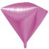 Шар 3D Алмаз, фольга, розовый, B0382-3 в уп. (24"/60 см)