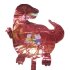 Шар "Динозавр" фольга X241 в уп. (72.5x86 см)
